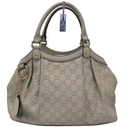 Gucci Sukey GG Guccissima Leather Medium Tote Bag