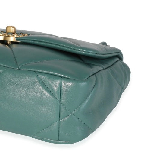 Chanel Flap Medium Lambskin Gold Shoulder Bag 2