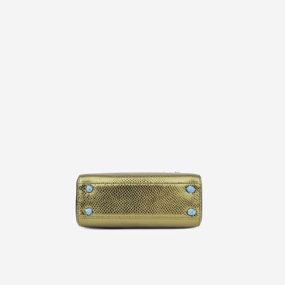 Christian Dior Mini Lady Dior - Silver/Gold