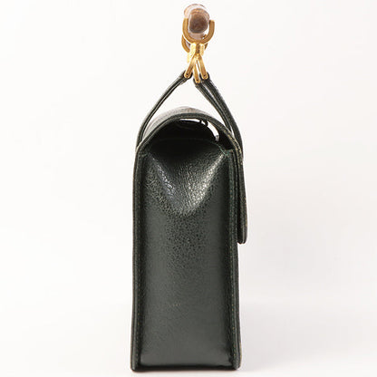 Gucci Bamboo Handle 2Way Bag Dark Green