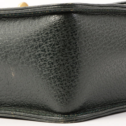 Gucci Bamboo Handle 2Way Bag Dark Green