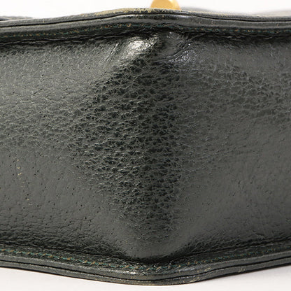 Gucci Bamboo Handle 2Way Bag Dark Green