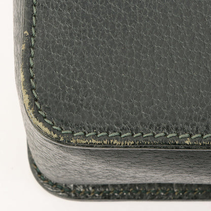 Gucci Bamboo Handle 2Way Bag Dark Green