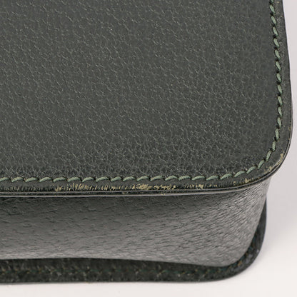 Gucci Bamboo Handle 2Way Bag Dark Green