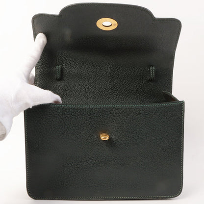 Gucci Bamboo Handle 2Way Bag Dark Green