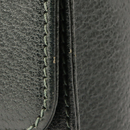 Gucci Bamboo Handle 2Way Bag Dark Green
