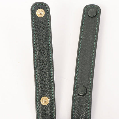 Gucci Bamboo Handle 2Way Bag Dark Green