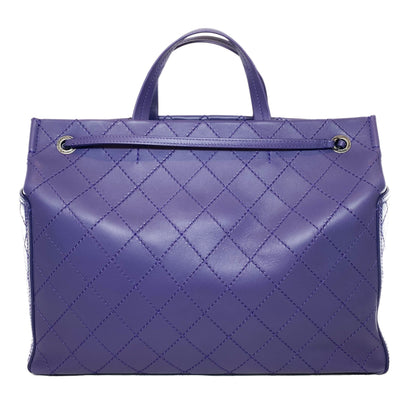 Chanel Leather Tan Elegant Tote Bag