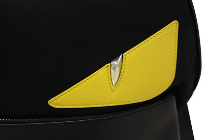 FENDI Black Large Monster Eyes Backpack Bag