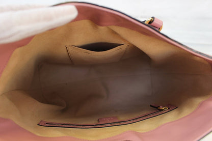 GUCCI Pink Signature Guccissima Leather Top Handle Bag 428226