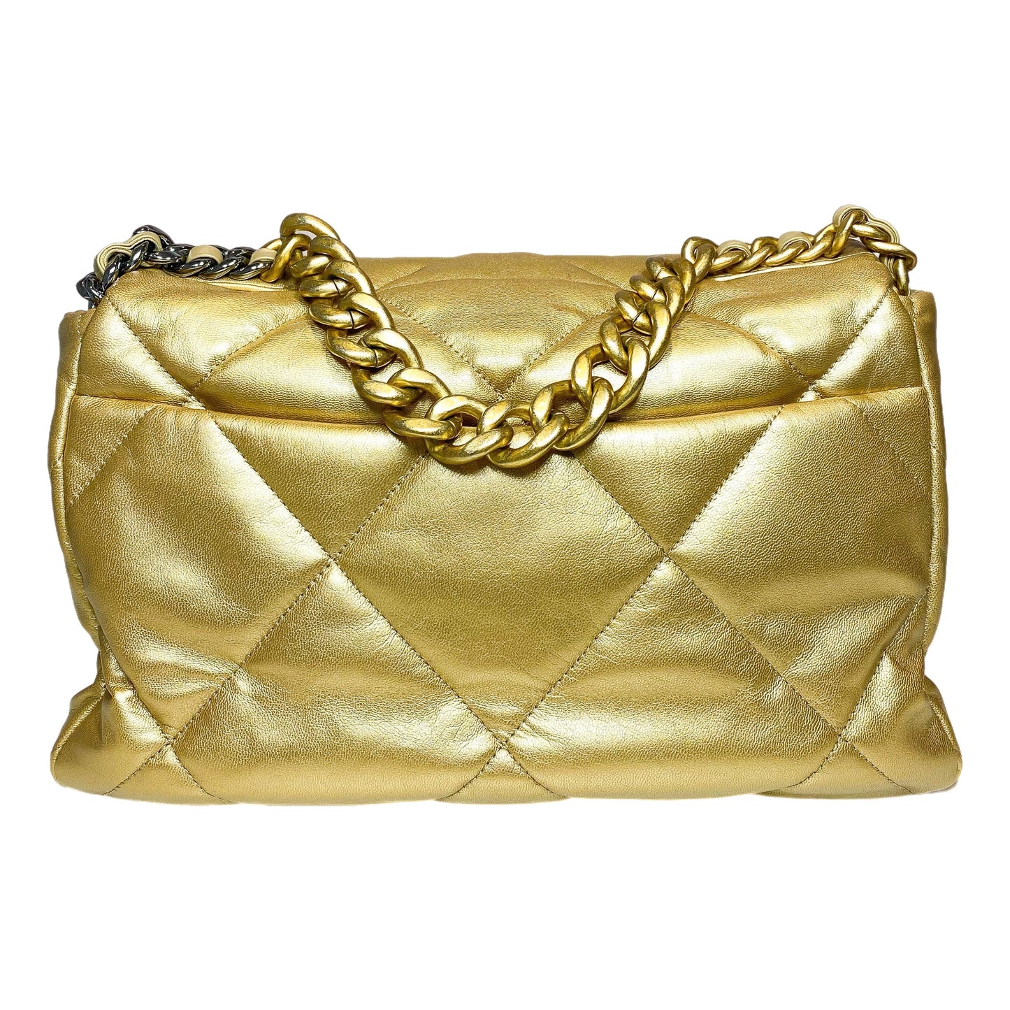 Chanel Flap Large Gold Shoulder Bag 2