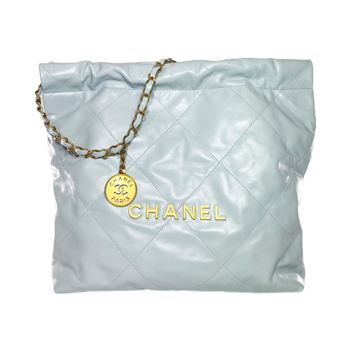 Chanel Leather Gold Elegant Clutch 4