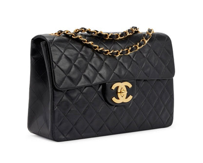 Chanel Classic Flap 25 Lambskin Black Shoulder Bag