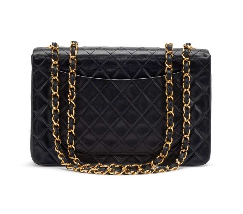 Chanel Classic Flap 25 Lambskin Black Shoulder Bag