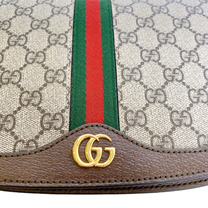 GUCCI OPHIDIA GG SUPREME CANVAS MESSENGER BAG