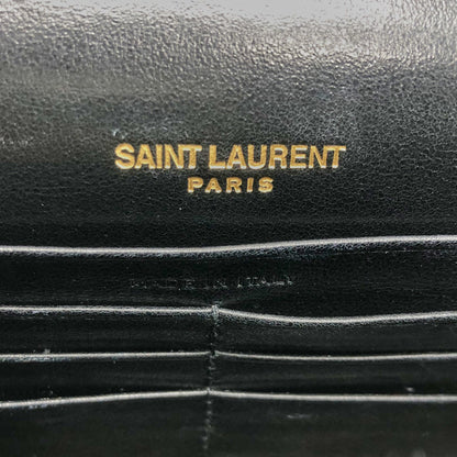 Saint Laurent /YSL Kate Small Chain Wallet with Tassel Black GHW