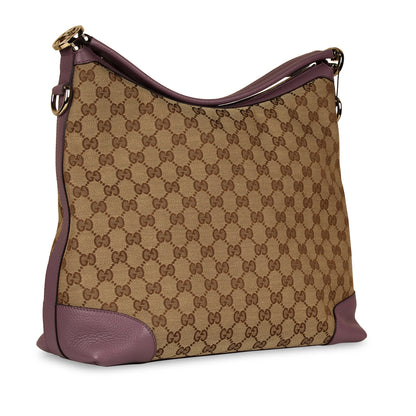 Gucci Canvas Hobo Tote