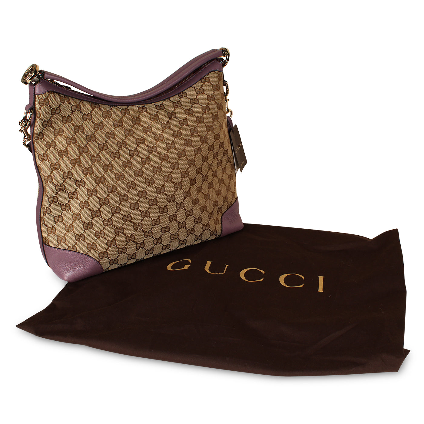 Gucci Canvas Hobo Tote