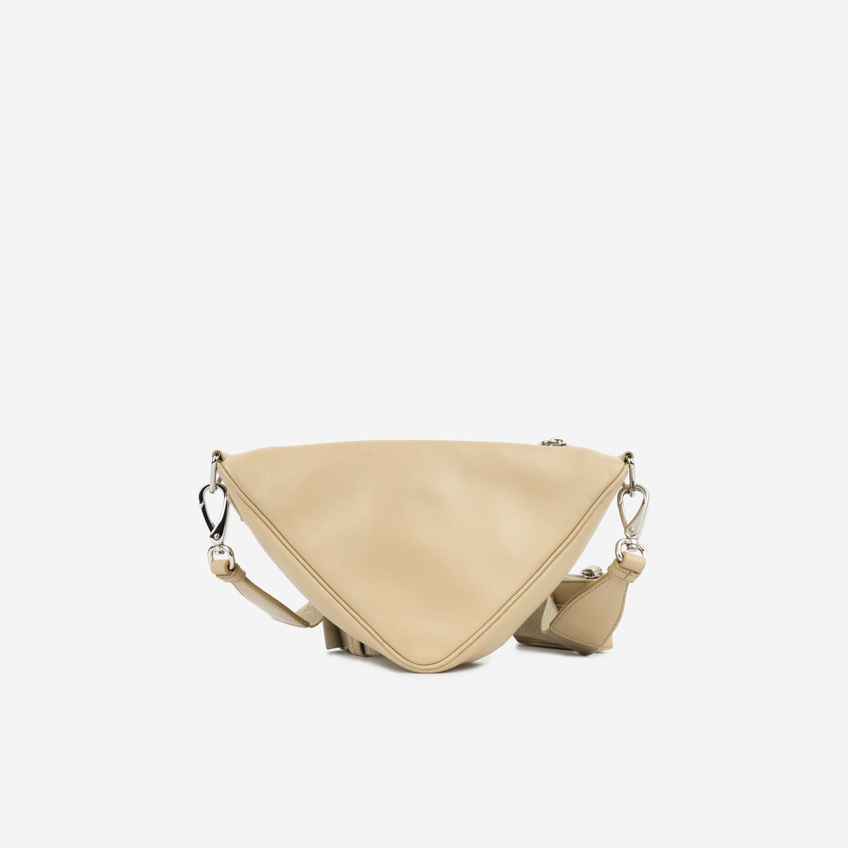 Prada Triangle Crossbody - Beige