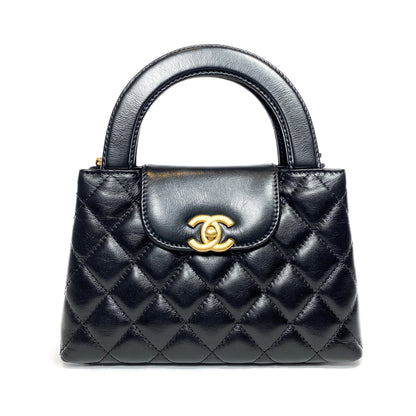 Chanel Kelly Leather Black Shoulder Bag