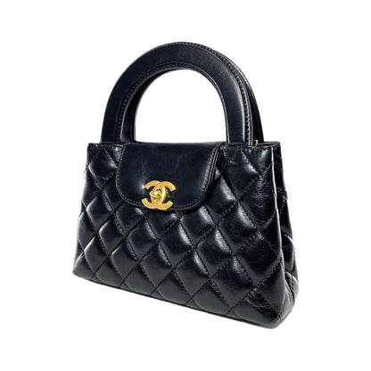 Chanel Kelly Leather Black Shoulder Bag