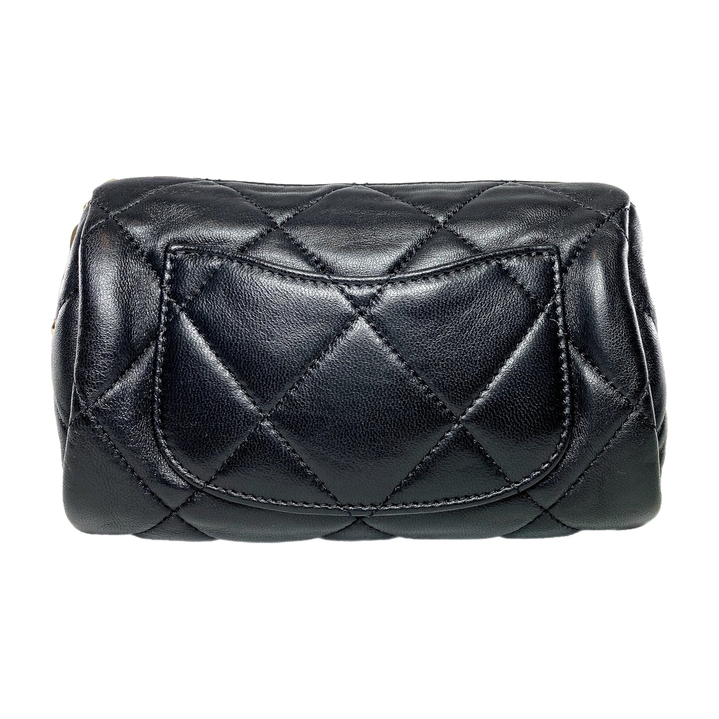 Chanel Mini Lambskin Black Shoulder Bag 4