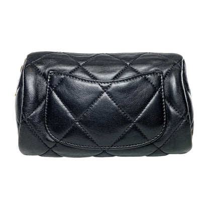 Chanel Mini Lambskin Black Shoulder Bag 4