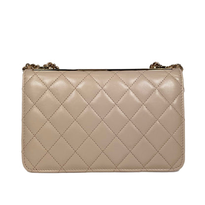 Chanel Wallet On Chain Lambskin Gold Crossbody Bag 2