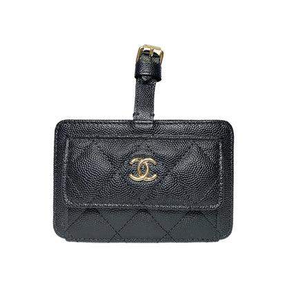 Chanel 25 Caviar Leather Black Handbag