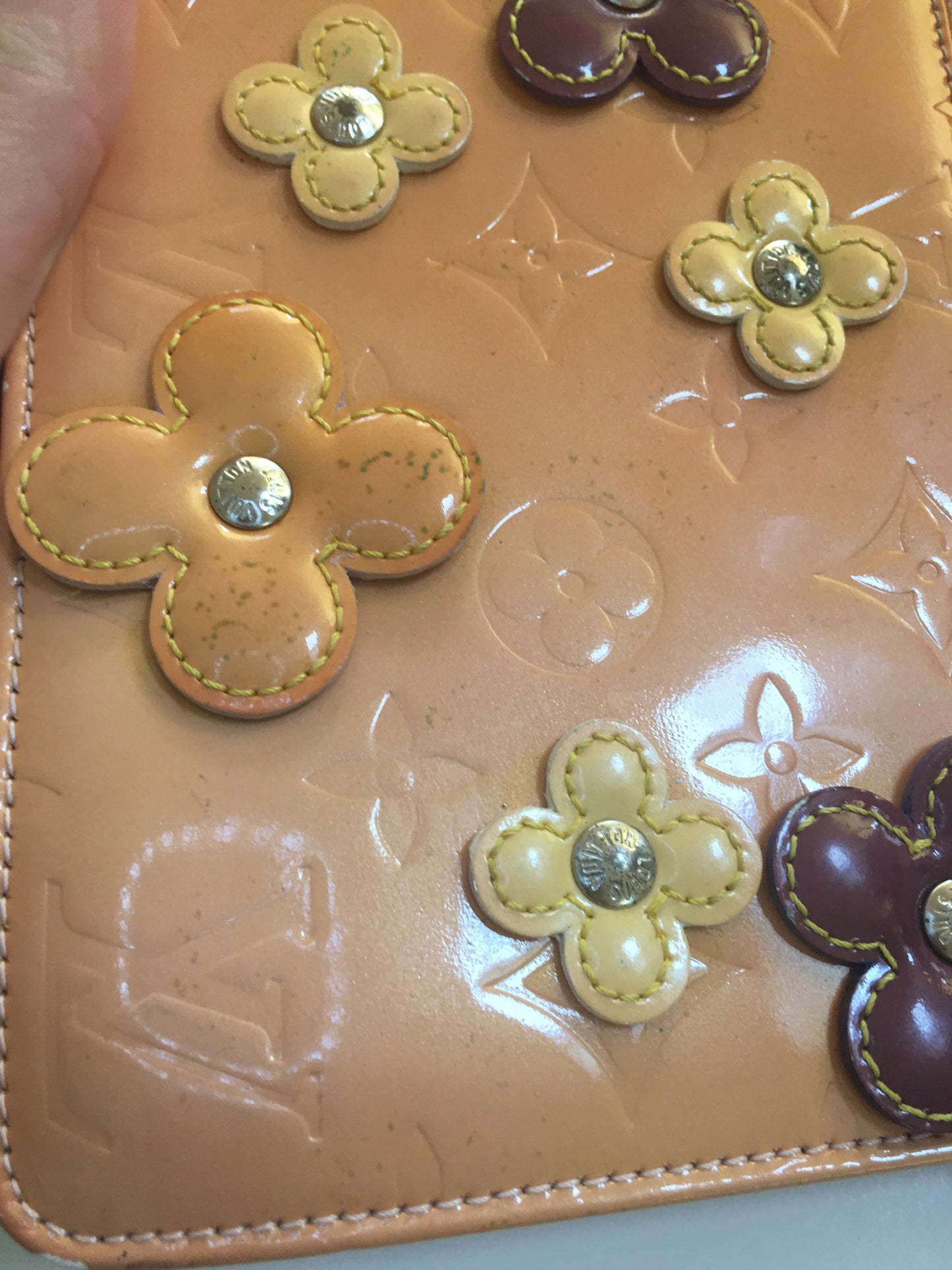 LOUIS VUITTON Lexington Pochette in Yellow Patent