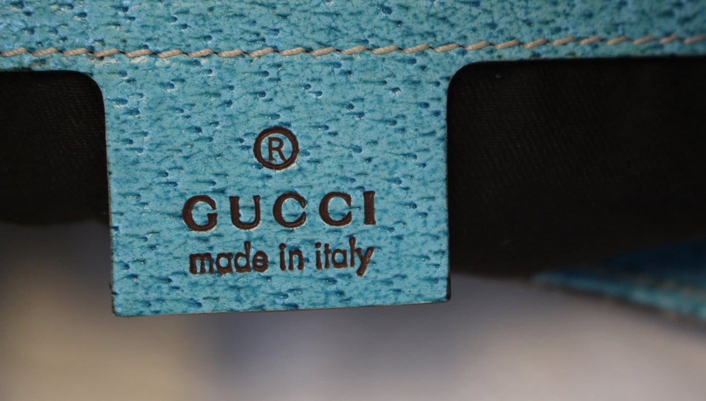 GUCCI Monogram Piston Lock Jackie Hobo Bag