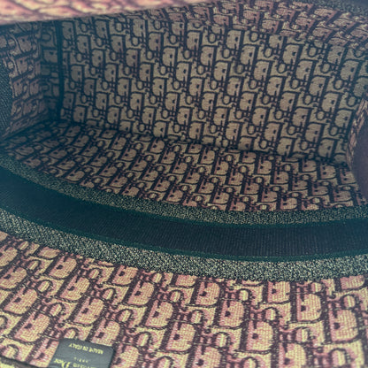 Dior Oblique Large Book Tote Burgundy