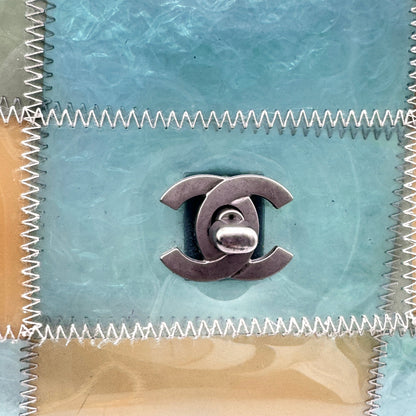 Chanel PVC Turnlock Flap Bag Year 1999