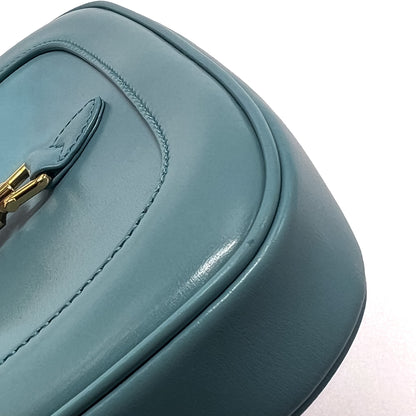 Gucci Jackie 1961 Mini Shoulder Bag Leather Blue