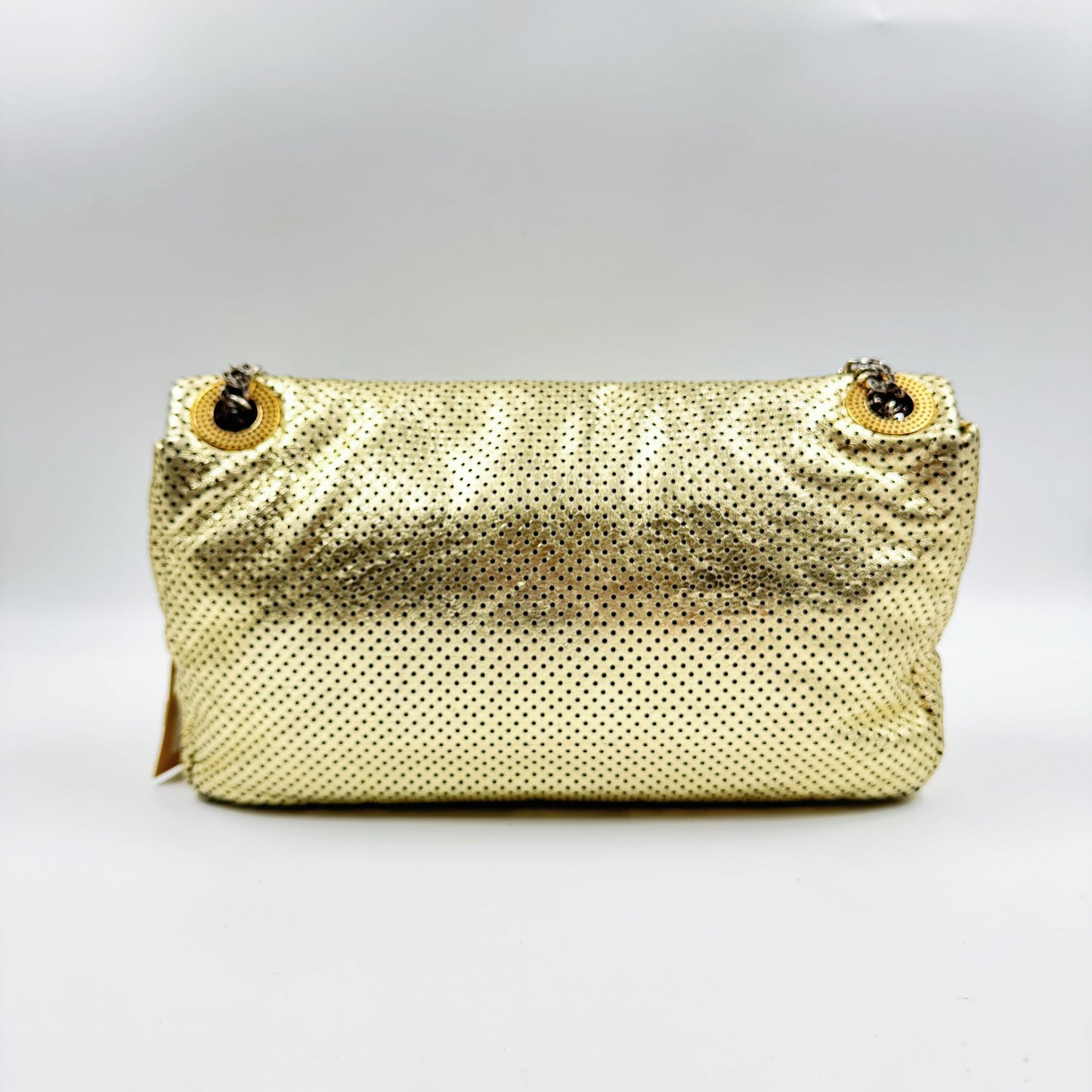 Chanel 2.55 Metallic Leather Drill Flap Bag TWS