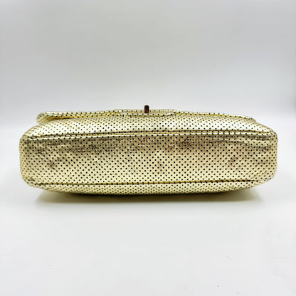 Chanel 2.55 Metallic Leather Drill Flap Bag TWS