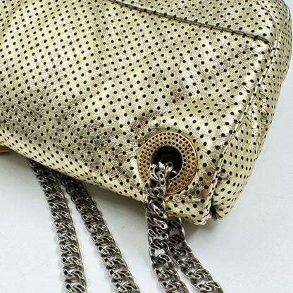 Chanel 2.55 Metallic Leather Drill Flap Bag TWS