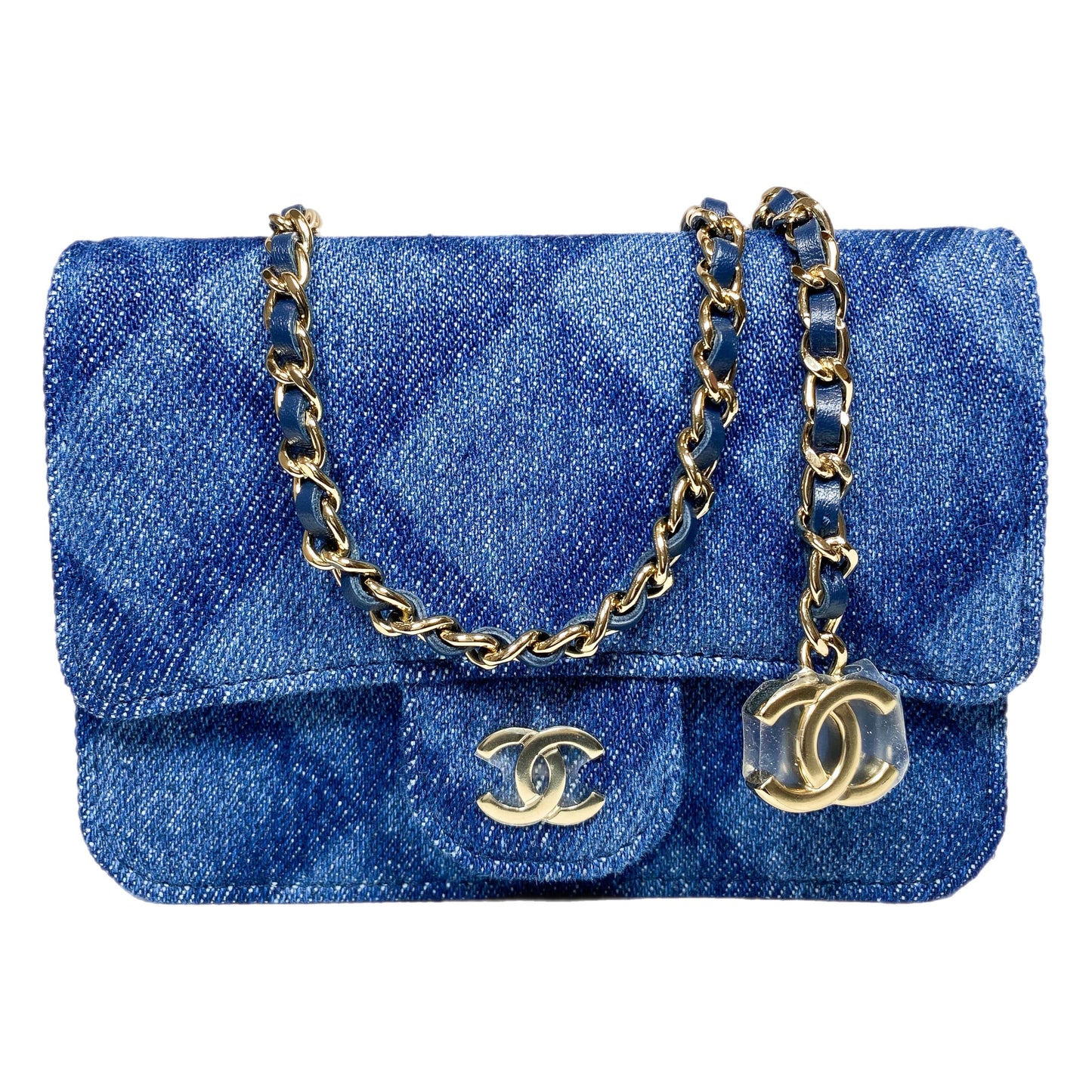 Chanel Flap Mini Gold Shoulder Bag