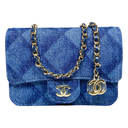 Chanel Flap Mini Gold Shoulder Bag