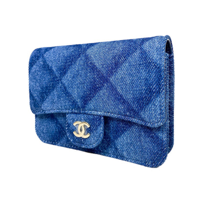 Chanel Flap Mini Gold Shoulder Bag
