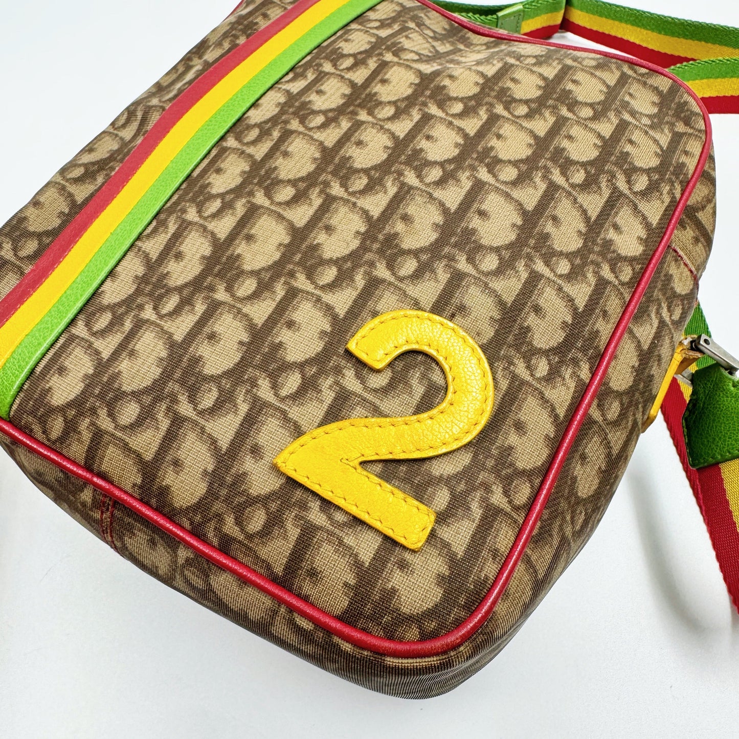 Christian Dior Diorissimo Rasta Messenger Bag TWS