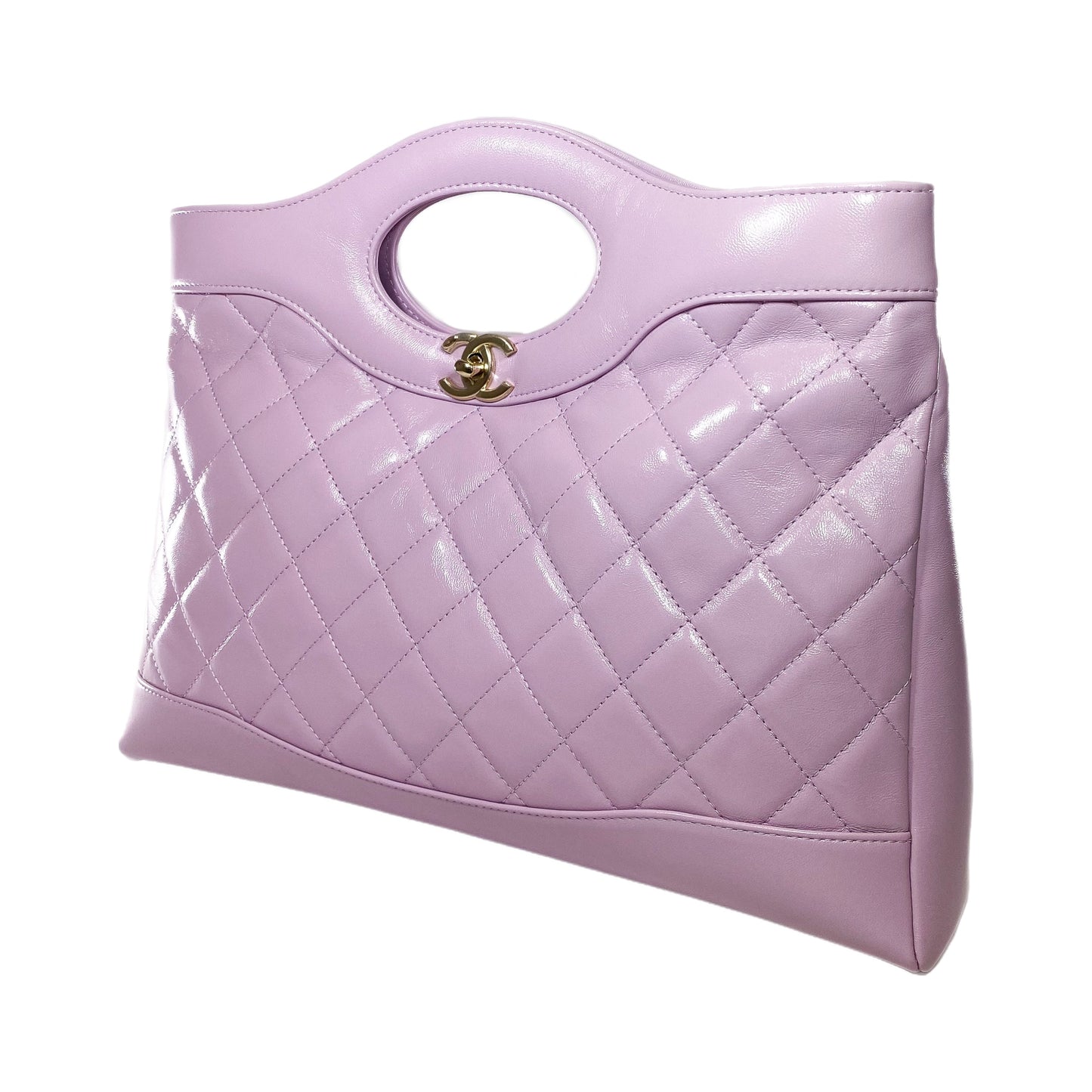 Chanel Lambskin Gold Elegant Tote Bag