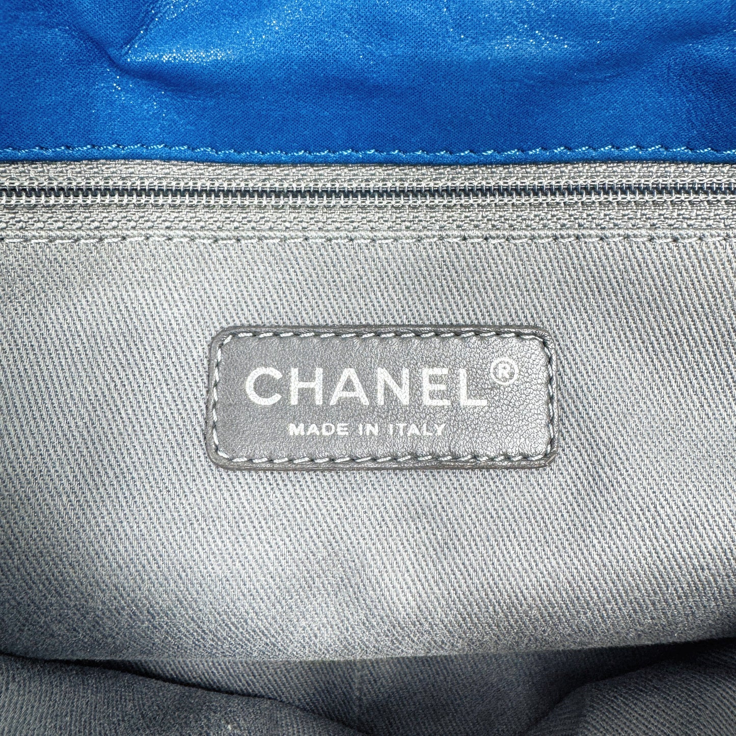 Chanel CC Glint Iridescent Calfskin Nubuck Flap bag TWS