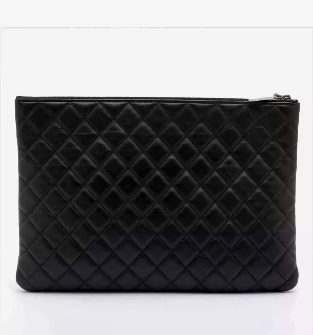 Chanel Small Lambskin Black Clutch