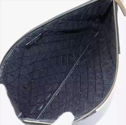 Chanel Small Lambskin Black Clutch