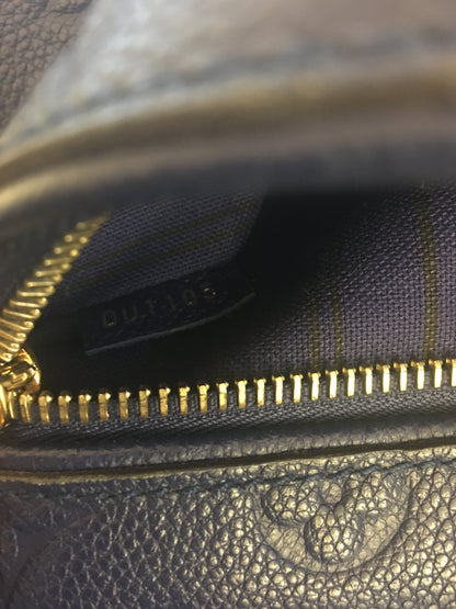 LOUIS VUITTON Bastille Shoulder Bag in Blue Leather