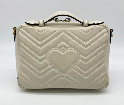 Gucci GG Marmont Matelasse Top Handle Flap Bag