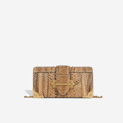 Prada Python Cahier Clutch