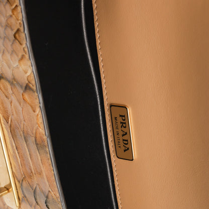 Prada Python Cahier Clutch