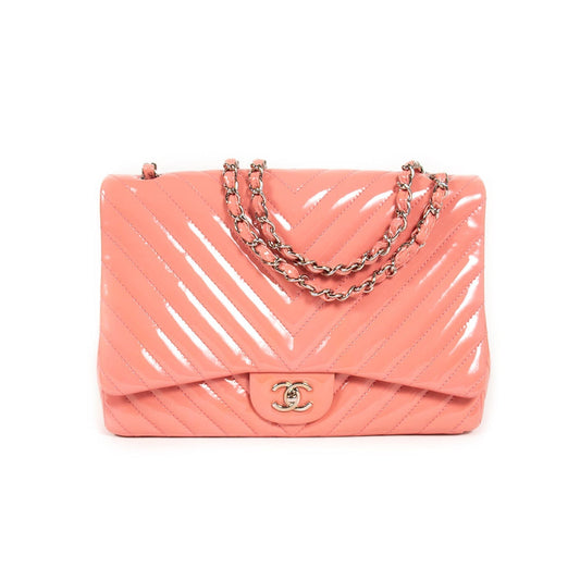 Chanel Classic Chevron Maxi Flap Bag